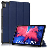 Coque Smart Bleu Premium pour Lenovo Tab P11 TB-J606F/ Lenovo Pad Plus TB-J607F Etui aimanté