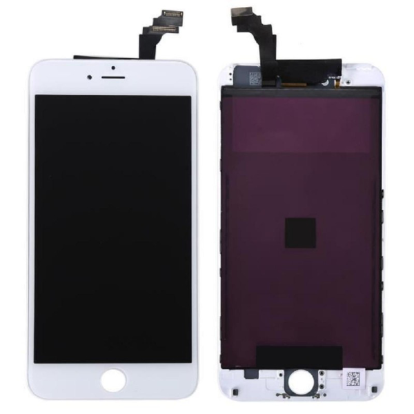 Ecran LCD + Vitre Tactile sur Chassis pour iPhone 6S - BLANC