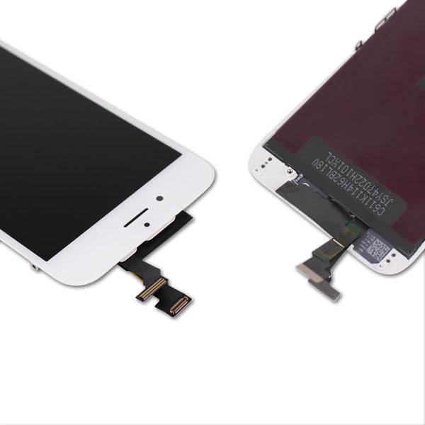 Ecran LCD + Vitre Tactile sur Chassis pour iPhone 6 Plus - BLANC