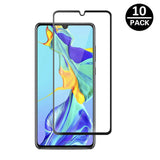 Film de protection en Verre trempé 3D bords noir pour Huawei P30