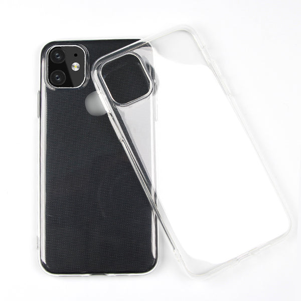 Coque silicone gel transparente ultra mince pour iPhone 11