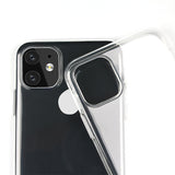Coque de protection transparente + Verre trempé bords noir pour iPhone 11