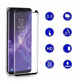 Film de protection en Verre trempé incurvé Noir + coque de protection Noir pour Samsung Galaxy S8 Plus