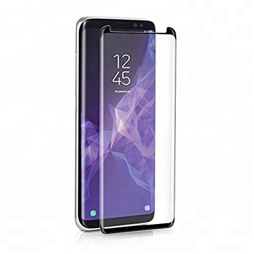 Film de protection en Verre trempé incurvé Noir + coque de protection Noir pour Samsung Galaxy S8 Plus