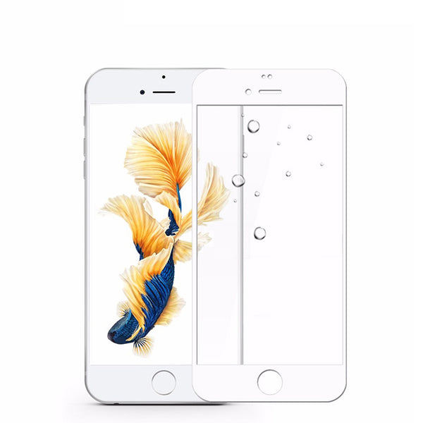 Film de protection en Verre trempé 3D bords blanc courbés iPhone 6S Plus