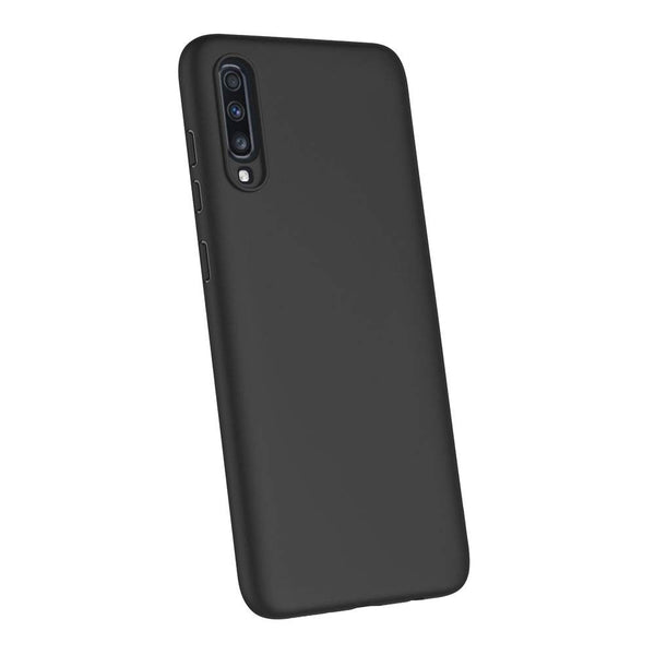 Coque de protection Noir + Film de protection en Verre trempé pour Samsung A70