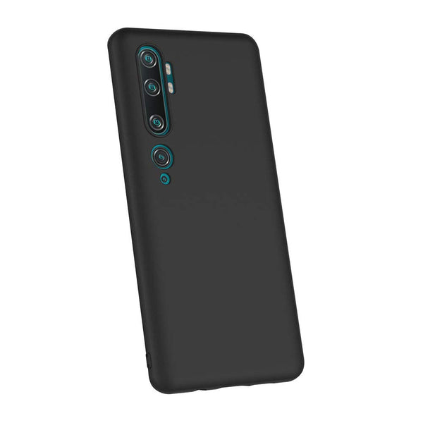 Coque de protection Noir + Verre trempé bords noir pour Xiaomi Redmi note 10 pro
