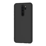 Coque de protection Noir + Verre trempé bords noir pour Xiaomi Redmi note 8 pro