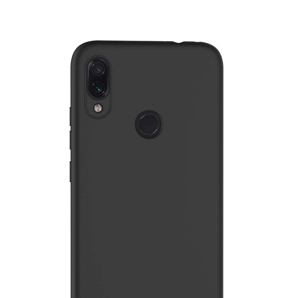 Film de protection en Verre trempé bords noir + coque de protection noir pour Xiaomi Redmi Note 7 / Note 7 Pro