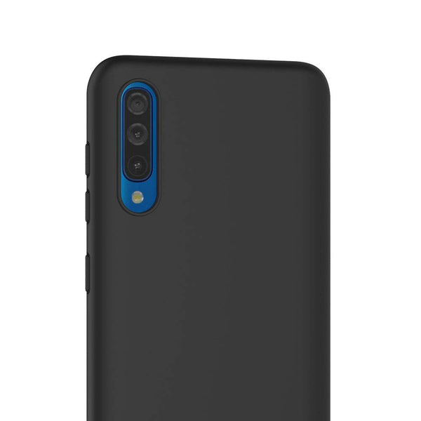 Coque de protection Noir + Film de protection en Verre trempé pour Samsung A50