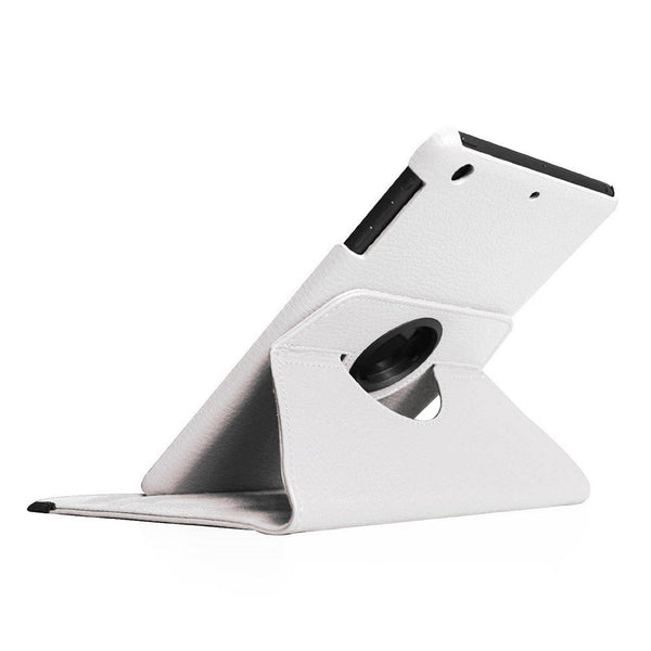 Housse Etui Blanc pour Apple iPad 4 Coque avec Support Rotatif 360°