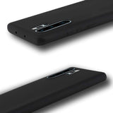 Film de protection en Verre trempé bords noir + coque de protection noir pour Huawei P30 pro