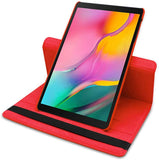 Etui Rouge pour Samsung Galaxy Tab S6 Lite 10.4" SM-P610 avec Support Rotatif