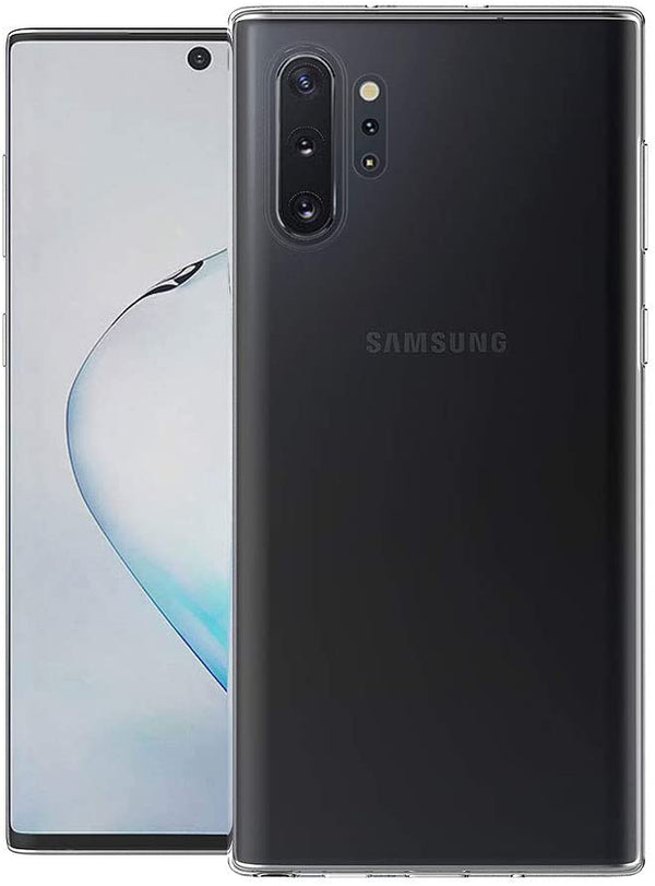 Film de protection en Verre trempé noir + coque de protection pour Samsung Galaxy Note 10 plus