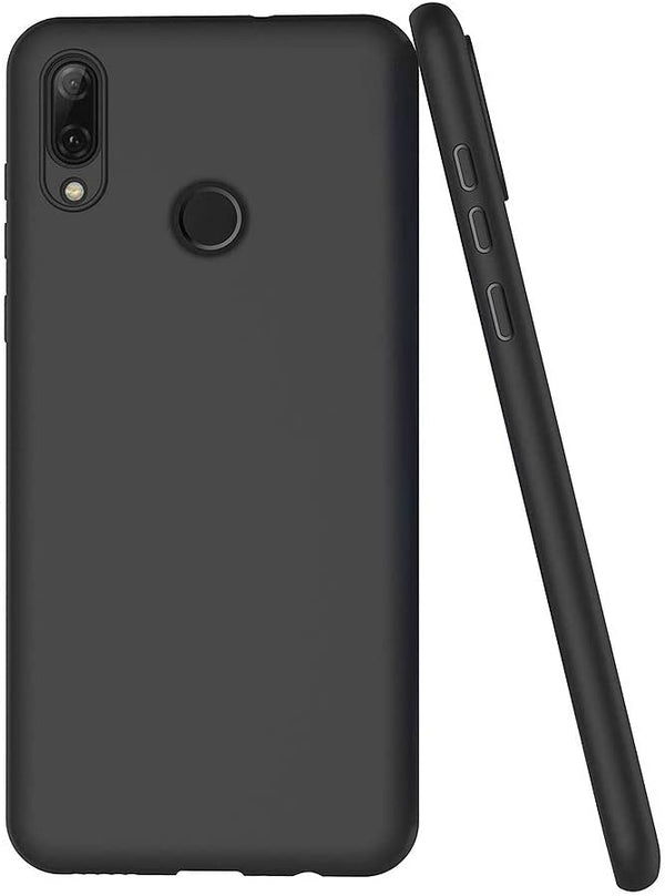 Coque de protection Noir + Film de protection en Verre trempé pour Huawei P Smart 2019