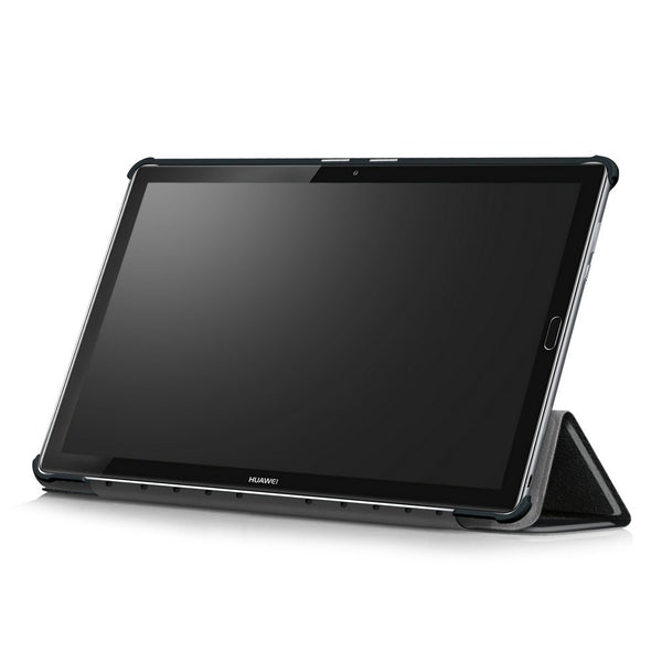 Coque Smart Noir Premium pour Huawei MediaPad M5 10.8 Etui Folio Ultra fin