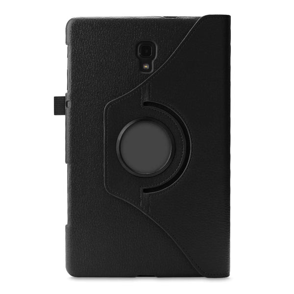 Housse Etui Noir pour Samsung Galaxy Tab A 10.5 SM-T590 T595 Coque avec Support Rotatif 360°