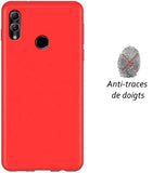 Coque silicone gel rouge ultra mince pour Huawei P Smart 2019