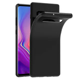 Coque silicone gel ultra mince noir pour Samsung Galaxy S10 Plus