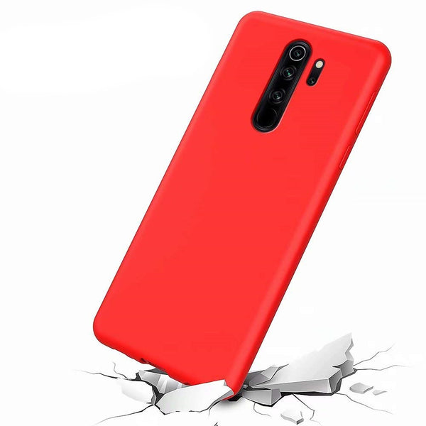 Coque de protection Rouge+ Film de protection en Verre trempé pour Xiaomi Redmi 8