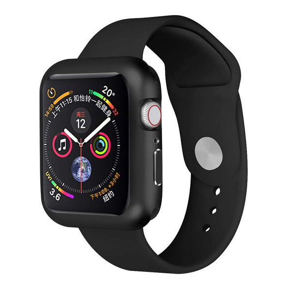 Coque étui de protection intégrale magnétique Noir pour Apple Watch 44mm
