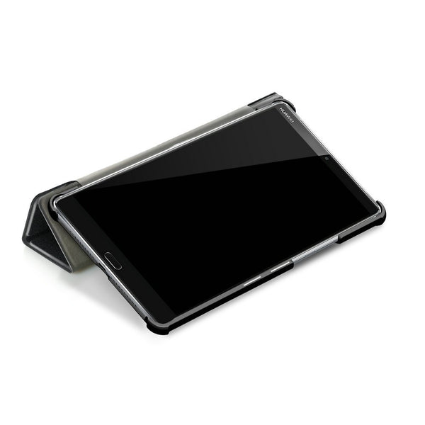 Coque Smart Noir Premium pour Huawei MediaPad M5 8.4 Etui Folio Ultra fin