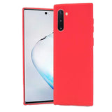 Coque silicone gel Rouge ultra mince pour Samsung Galaxy Note 10 Plus