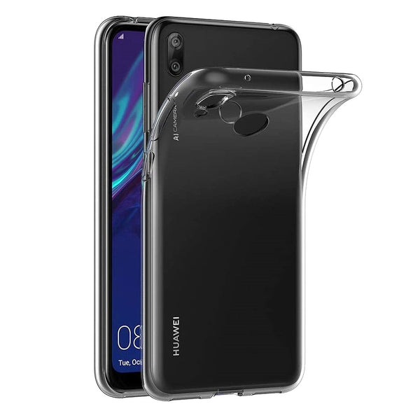 Coque silicone gel transparente ultra mince pour Huawei Y7 2019