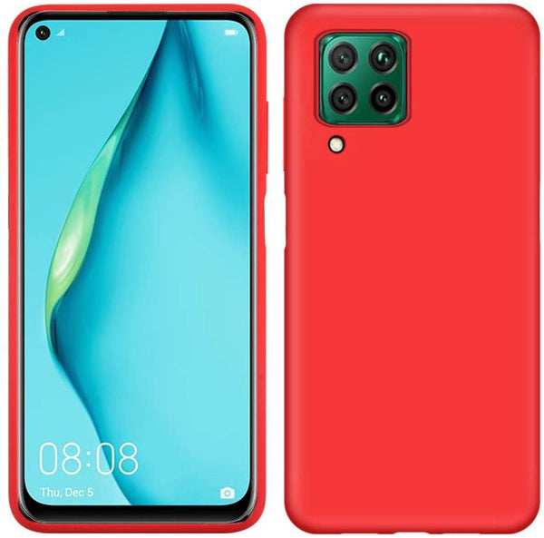 Coque silicone gel rouge ultra mince pour Huawei P40 Lite