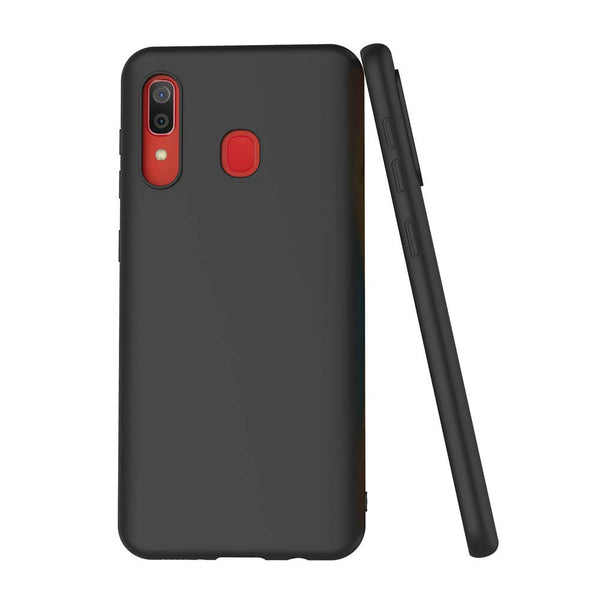 Coque silicone gel noir ultra mince pour Samsung A30