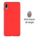 Coque silicone gel rouge ultra mince pour Huawei Y5 2019