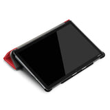 Coque Smart Rouge Premium pour Huawei MediaPad M5 Lite 10.1 + Vitre de protection