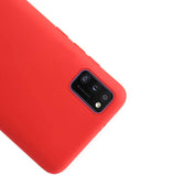 Copie de Coque silicone gel rouge ultra mince pour Samsung A41