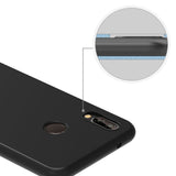 Coque silicone gel ultra mince noir pour Huawei P20 Lite