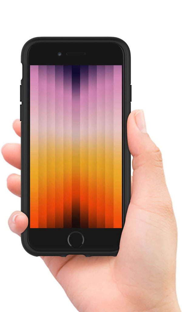 Coque silicone Noire pour iPhone SE 2022 / SE 2020