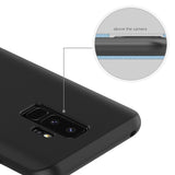 Coque silicone gel ultra mince noir pour Samsung Galaxy S9 Plus
