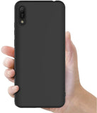 Coque de protection Noir + Verre trempé bords noir pour Huawei Y5 2019