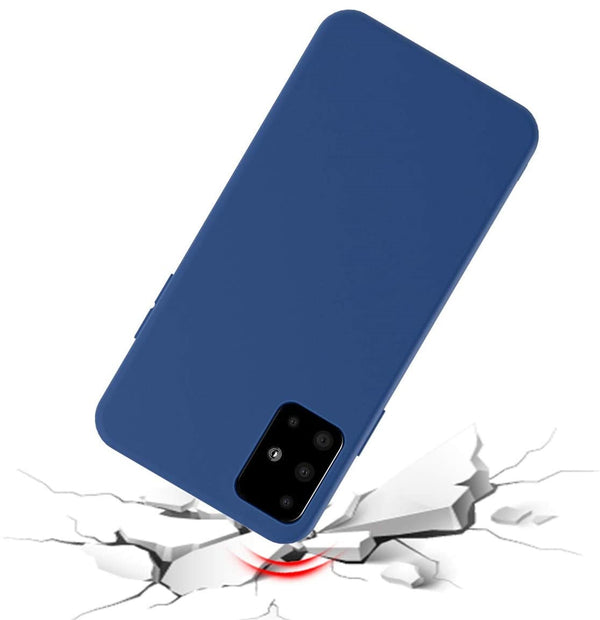 Coque silicone Bleue pour Samsung Galaxy A02S