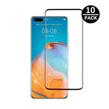 Film de protection en Verre trempé 3D bords noir courbés pour Huawei P40 Pro