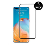 Film de protection en Verre trempé 3D bords noir courbés pour Huawei P40 Pro