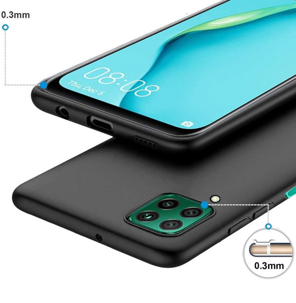 Coque silicone gel noir ultra mince pour Huawei P40 Lite