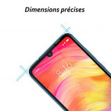 Film de protection en Verre trempé bords noir + coque de protection noir pour Xiaomi Redmi Note 7 / Note 7 Pro