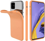 Coque silicone gel Orange ultra mince pour Samsung A51