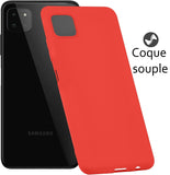 Coque silicone Rouge pour Samsung Galaxy A03S