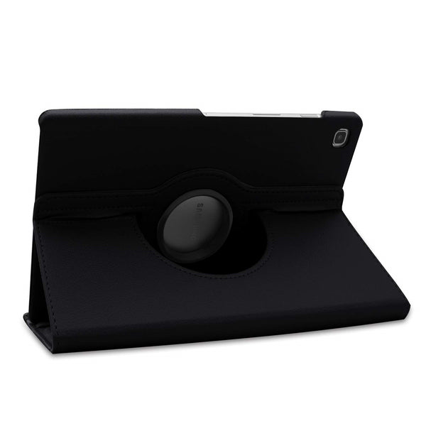 Housse Etui Noir pour Samsung Galaxy Tab S5e T720 T725 Coque avec Support Rotatif 360° + Film de protection en verre trempé