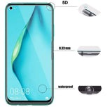 Coque de protection transparente + Film de protection en Verre trempé pour Huawei P40