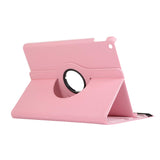 Housse Etui Rose pour Apple iPad 10.2 2019 Coque avec Support Rotatif 360° + vitre de protection