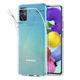 Coque silicone gel transparente ultra mince pour Samsung A71