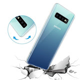 Film de protection en Verre trempé transparent + coque de protection pour Samsung Galaxy S10 Plus