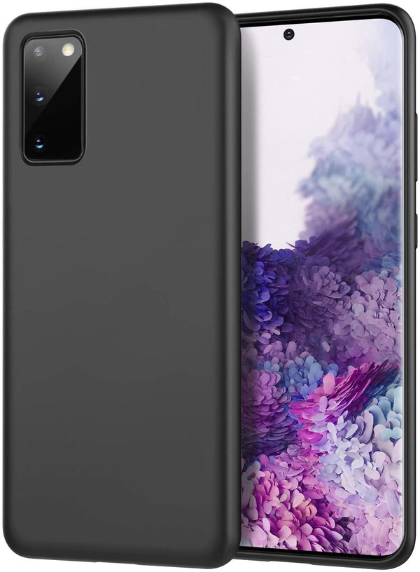Coque silicone gel ultra mince noir pour Samsung Galaxy S20 Plus